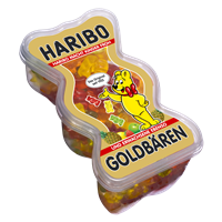 HARIBO GOLD BEAR  SHAPE BOX